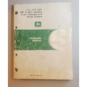 John Deere TM1494 Technical Manual for String Trimmers & Brush Cutters Original